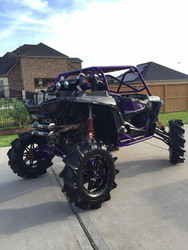 2014 Polaris RZR XP 1000, Orange / Purple