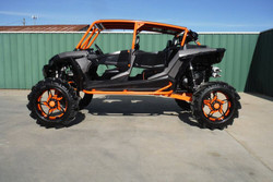 2014 Polaris RZR XP 4 1000, Orange / Black