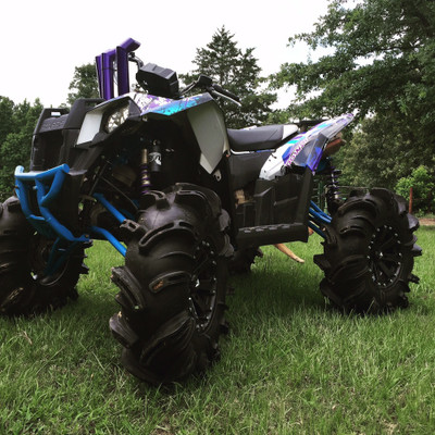 2014 Polaris Scrambler XP 1000, Purple / Blue / White