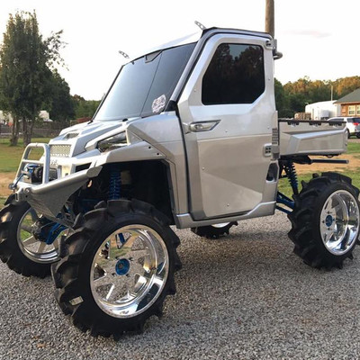 2017 Polaris Ranger XP 1000 HLE, Silver / Blue