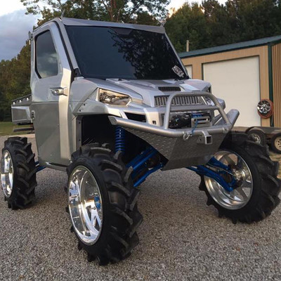 2017 Polaris Ranger XP 1000 HLE, Silver / Blue