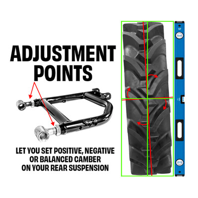S3 Power Sports Can-Am Defender Rear Upper Adjustable A-Arms S3 Power Sports Can-Am Defender Rear Upper Adjustable A-Arms