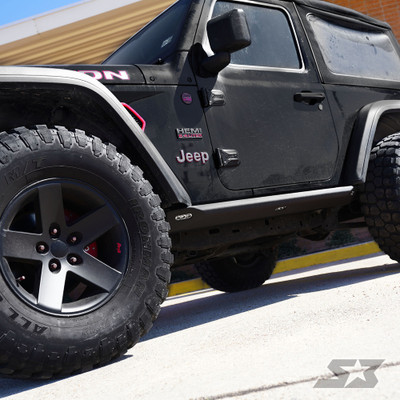 S3 Power Sports Jeep Wrangler JL Ambush Series Rock Sliders S3 Power Sports Jeep Wrangler JL Ambush Series Rock Sliders