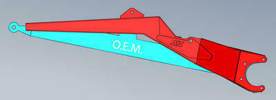 S3 Power Sports Polaris RZR XP Turbo High Clearance Trailing Arms S3 Power Sports Polaris RZR XP Turbo High Clearance Trailing Arms