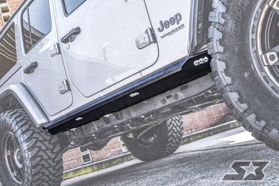 S3 Power Sports Jeep Gladiator JT "Ambush Series" Side Steps / Rock Sliders w/ integrated LED Rock Lights S3 Power Sports Jeep Gladiator JT "Ambush Series" Side Steps / Rock Sliders w/ integrated LED Rock Lights