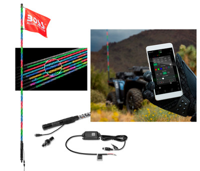 Boss Audio Systems LED Whip Lights App Controlled
