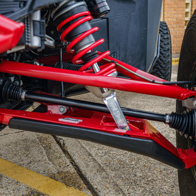 Factory UTV for S3 Power Sports Polaris RZR Turbo R High Clearance Boxed Lower A-Arm Skid Plates