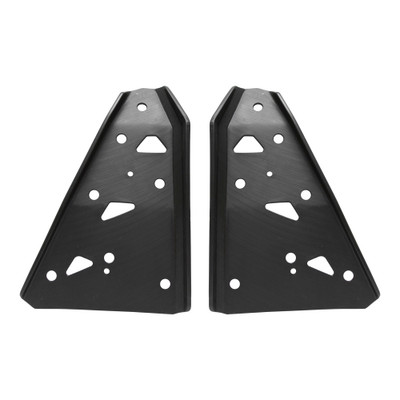 Factory UTV for S3 Power Sports Polaris RZR Turbo R High Clearance Boxed Lower A-Arm Skid Plates
