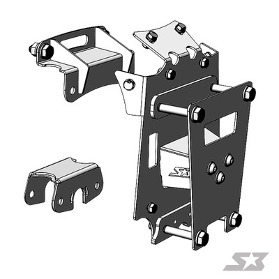 S3 Power Sports 2017 - 2021 Can-Am Maverick X3 Front Gusset Kit S3 Power Sports 2017 - 2021 Can-Am Maverick X3 Front Gusset Kit