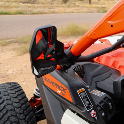 Chupacabra Offroad Offroad Rear View Side Mirror For Utv (Pack Of 2) For 1.6" - 2" Roll Cage Bar