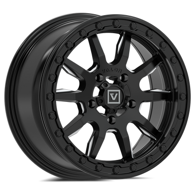 Valor Offroad V15 Satin Black UTV Wheels