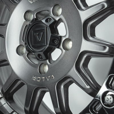 Valor Offroad V09 Brushed Charcoal UTV Beadlock Wheels