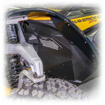 Can-Am 2024+ Maverick R Front Aluminum Rock Guard Kit - DRT Motorsports