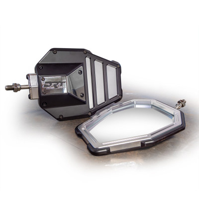 Billet Aluminum Tactical Convex Side Mirror Set - DRT Motorsports