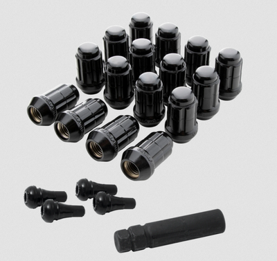 Wheel Pros Lug Nut Installation Kit, 10x1.25mm, Spline, with valves Wheel Pros Lug Nut Installation Kit, 10x1.25mm, Spline, with valves