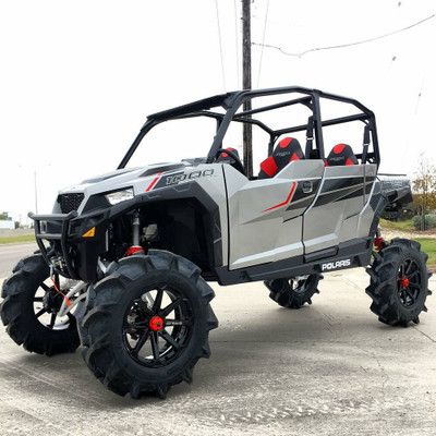 2017 Polaris General 4 1000, Silver Pearl / Black / Red