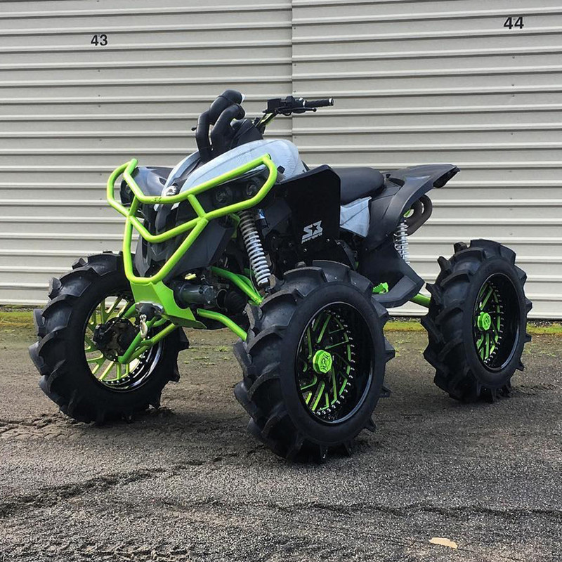 2015 Can-Am Renegade, Gray / Shocker Yellow 2015 Can-Am Renegade, Gray / Shocker Yellow