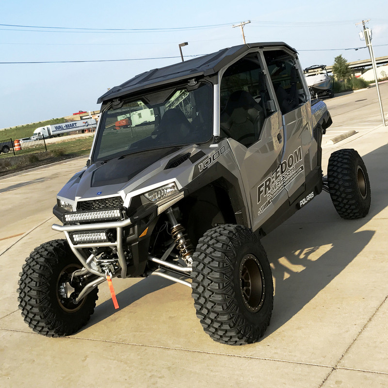 2017 Polaris General 4 1000, Silver / Black 2017 Polaris General 4 1000, Silver / Black