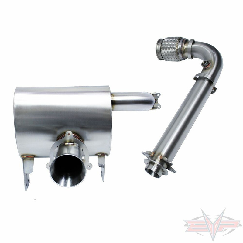 Evolution Powersports Can-Am Maverick X3 900HO Exhaust Race Bypass and Magnum Slip On Muffler Evolution Powersports Can-Am Maverick X3 900HO Exhaust Race Bypass and Magnum Slip On Muffler