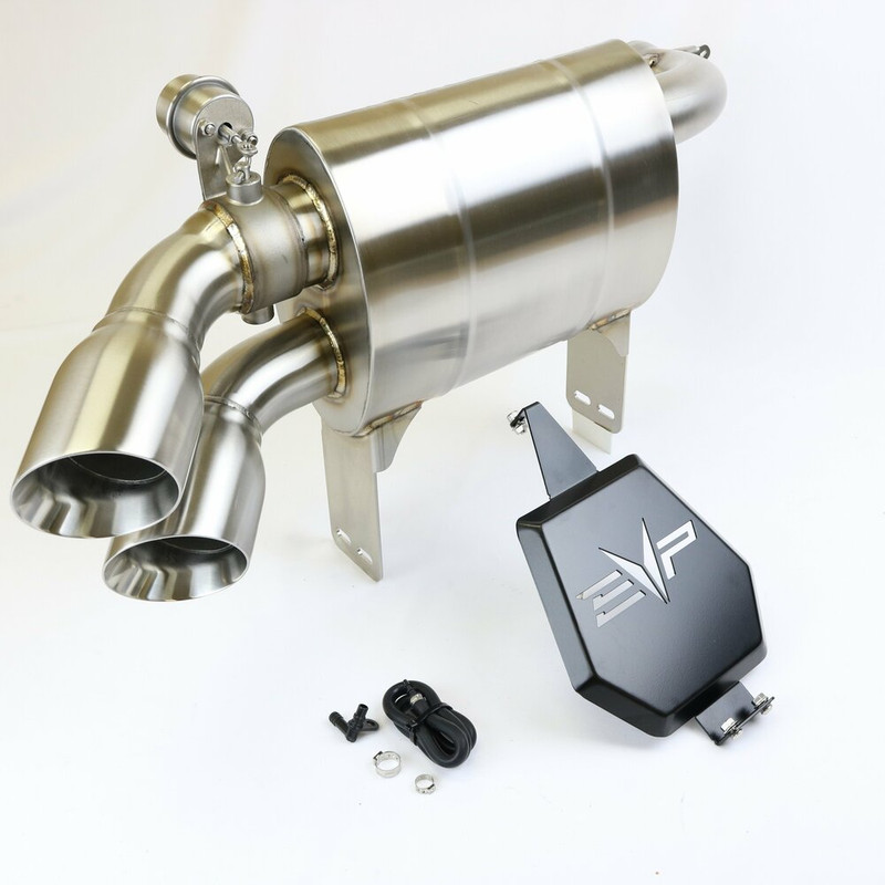 Evolution Powersports Can-Am Maverick X3 Captains Choice Boost Activated Cut Out Exhaust Evolution Powersports Can-Am Maverick X3 Captains Choice Boost Activated Cut Out Exhaust
