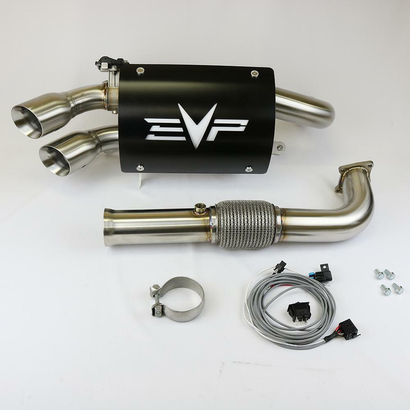 Evolution Powersports Polaris RZR Pro XP Captains Choice Exhaust Evolution Powersports Polaris RZR Pro XP Captains Choice Exhaust