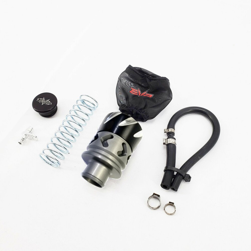Evolution Powersports Can-Am Maverick X3 Vent to Atmosphere V2 BOV Blow-Off Valve Kit / Billet Aluminum Evolution Powersports Can-Am Maverick X3 Vent to Atmosphere V2 BOV Blow-Off Valve Kit / Billet Aluminum