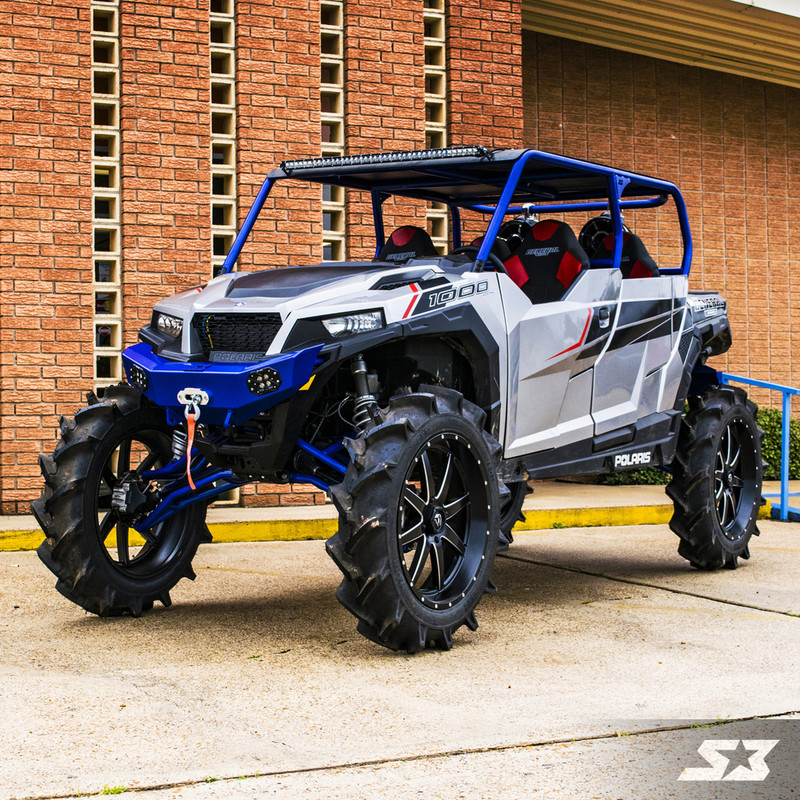 2017 Polaris General 4, Silver / Blue 2017 Polaris General 4, Silver / Blue