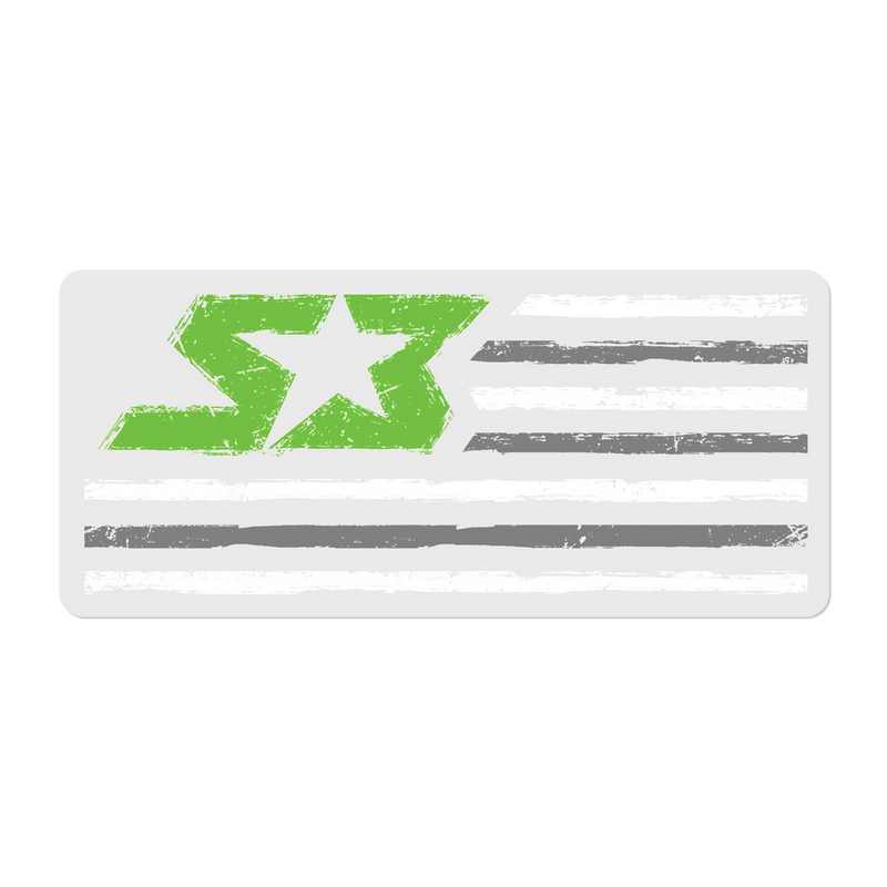 S3 Power Sports S3 Nation "Liberty" Green Logo Sticker S3 Power Sports S3 Nation "Liberty" Green Logo Sticker