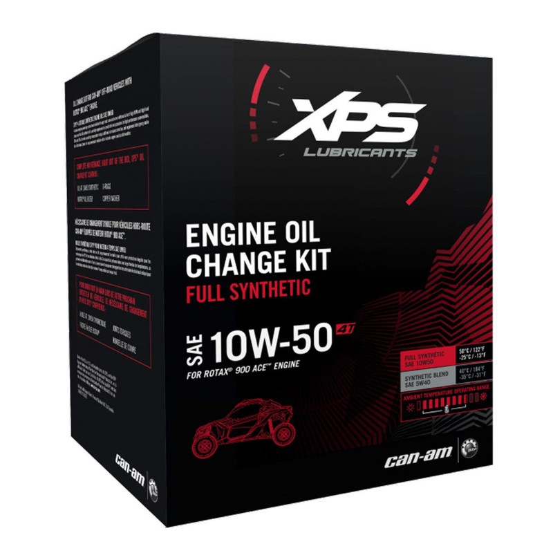 XPS 4T 10W-50 Synthetic Oil Change Kit for Rotax 900 Ace Engine XPS 4T 10W-50 Synthetic Oil Change Kit for Rotax 900 Ace Engine