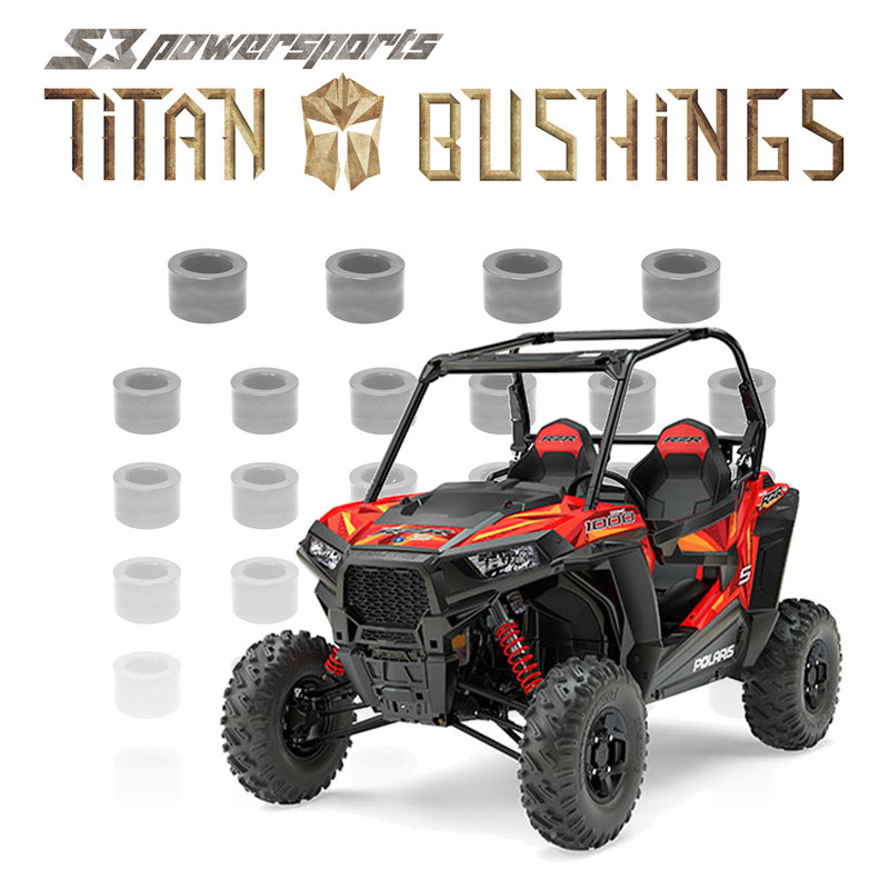Titan Polaris RZR S 900 A-Arm Bushing Kits Titan Polaris RZR S 900 A-Arm Bushing Kits