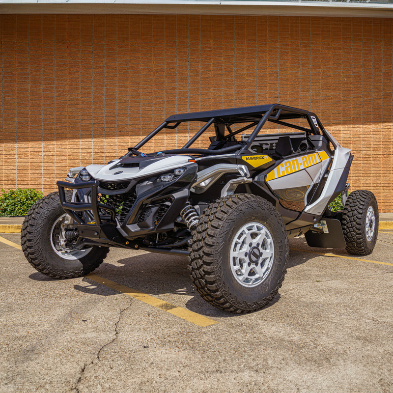 2024 Can-Am Maverick R, White / Yellow / Black 2024 Can-Am Maverick R, White / Yellow / Black