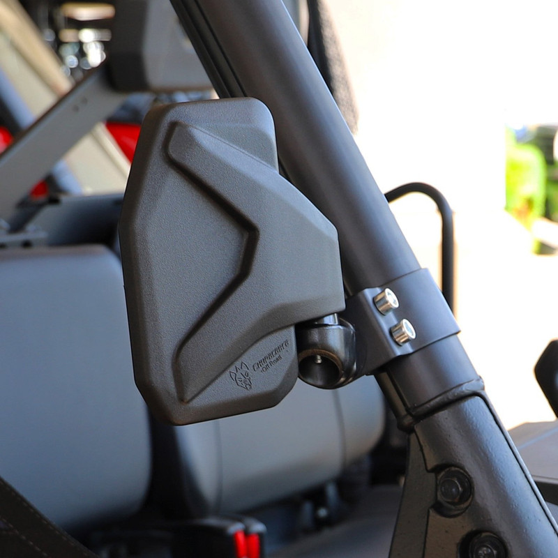 Chupacabra Offroad Channel Shaped Side Mirror For Utv | Ranger/General Break Away With Adjustable Arm