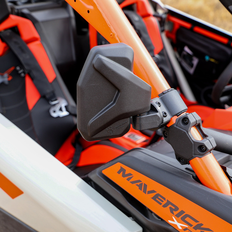 Chupacabra Offroad Offroad Rear View Side Mirror For Utv (Pack Of 2) For 1.6" - 2" Roll Cage Bar