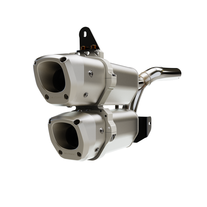 RJWC Powersports Can-Am Outlander (Gen 2) Dual stacked Exhuast RJWC Powersports Can-Am Outlander (Gen 2) Dual stacked Exhuast