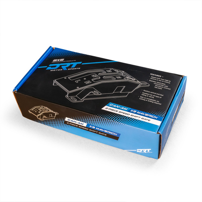 DRT Motorsports Can-Am Maverick X3 2017+ 2-PC Speed Shift Gate DRT Motorsports Can-Am Maverick X3 2017+ 2-PC Speed Shift Gate