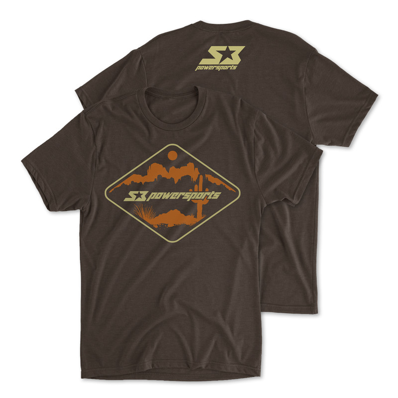 Where You Ride T-Shirt - Desert - S3 Power Sports