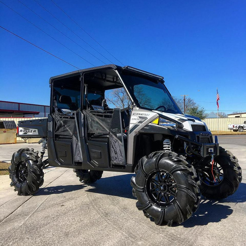 2016 Polaris Ranger Crew 900, Black / White 2016 Polaris Ranger Crew 900, Black / White