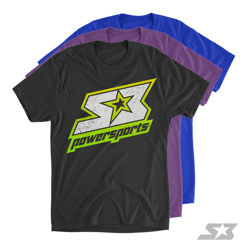 Distressed Gradient Logo T-Shirt | S3 Power Sports