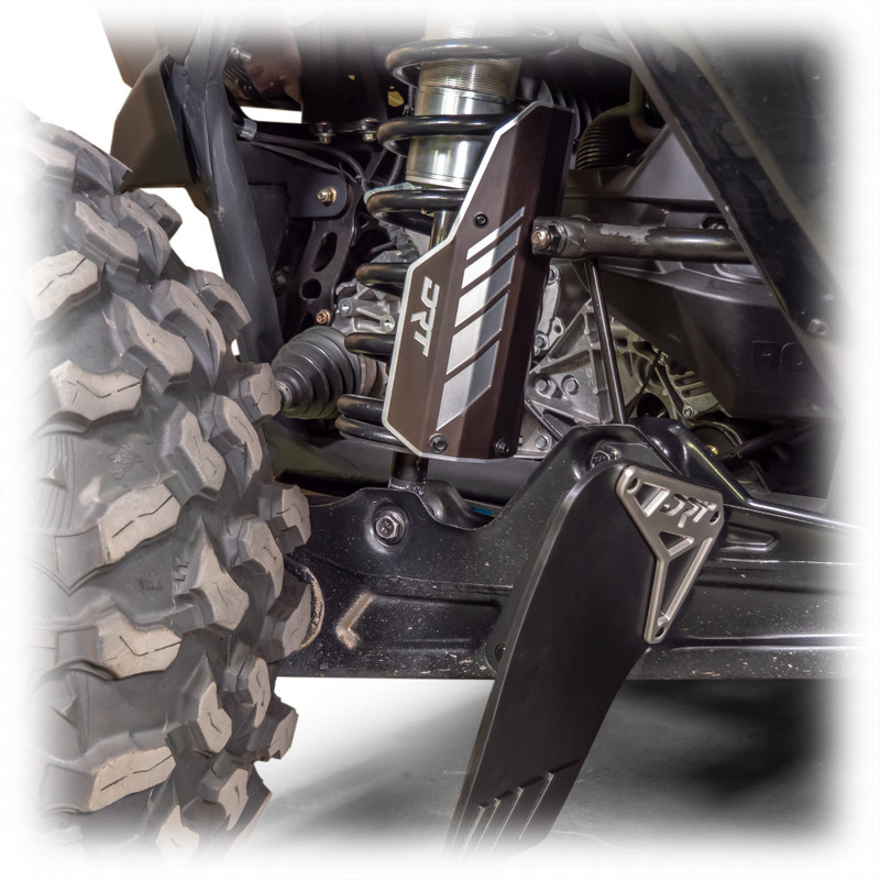 プロストック ハンマー ツアー 4 3/8 Can-Am 2017+ Maverick X3/R Rear Aluminum Shock Guards | DRT