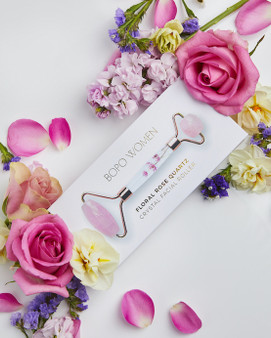 Floral Quartz Facial Roller