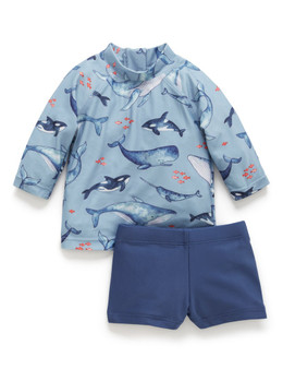 Whale Pod L/S Rashie Set