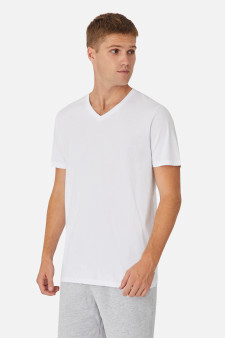 The New Basic Vee Tee-White