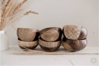 Patterned Coco Rice Bowls