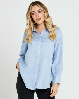 Teresa Linen Oversized Shirt