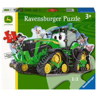 John Deere Tractor Shaped Puzzle