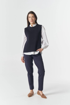 Amber Merino Cotton Vest