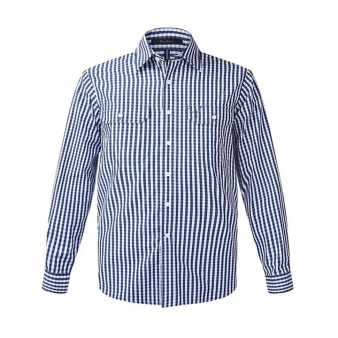 Mens L/S Gingham Shirt