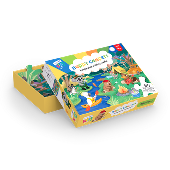 Happy Campers Jigsaw Puzzle - 64 piece