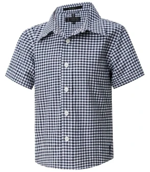 Pilbara Children's S/S Gingham Shirt