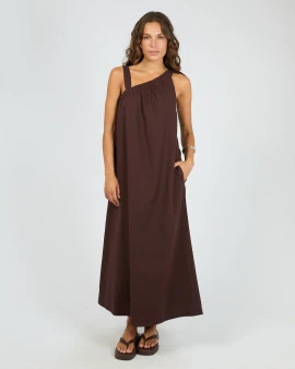 Bowie Tie Maxi dress